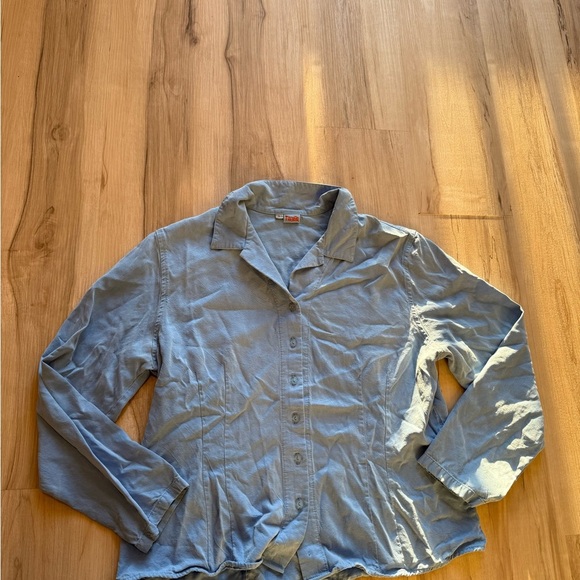 Tianello Tops - Tianello Light Blue Button Down Shirt